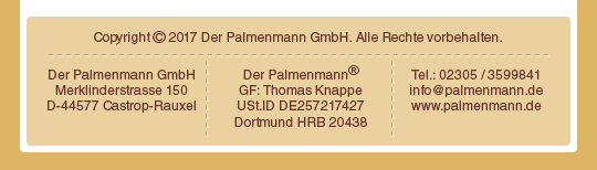 Der Palmenmann Newsletter 152017