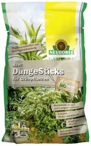 Azet DüngeSticks für Grünpflanzen (40 Stück)